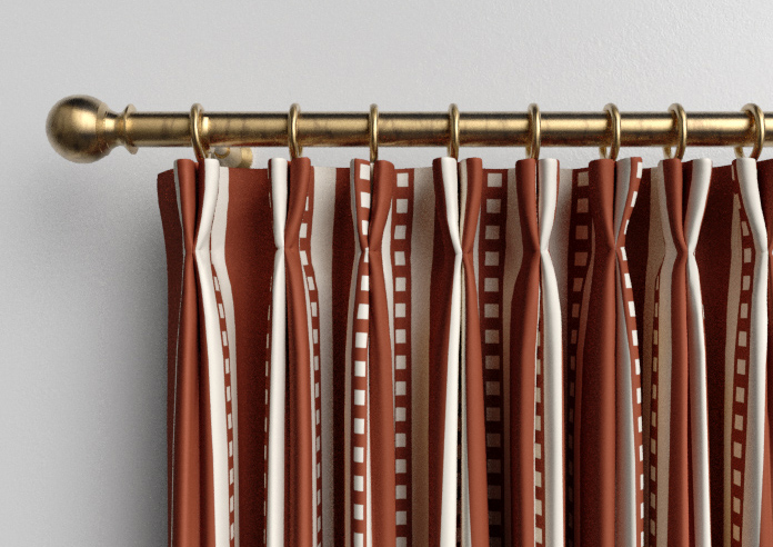 The British Stripe Co. Edgar, Teignbridge No.2 - Made to Measure Curtains - Image 10